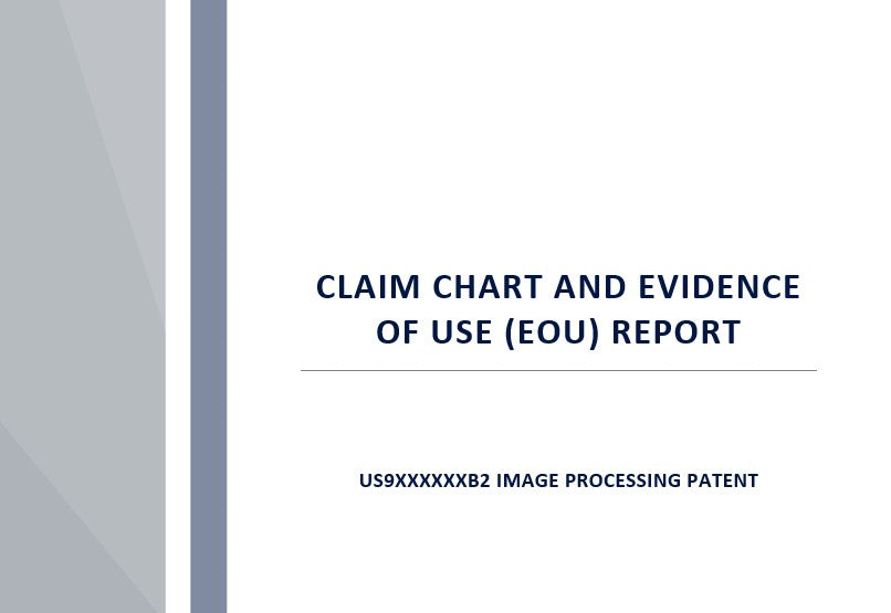 Infringement Search with Claim Chart and Evidence of Use (EOU) Report