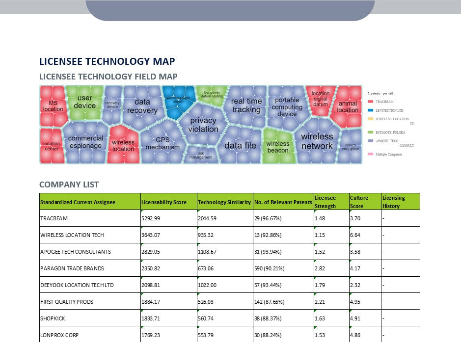 Patent Valuation Report - Porfolio