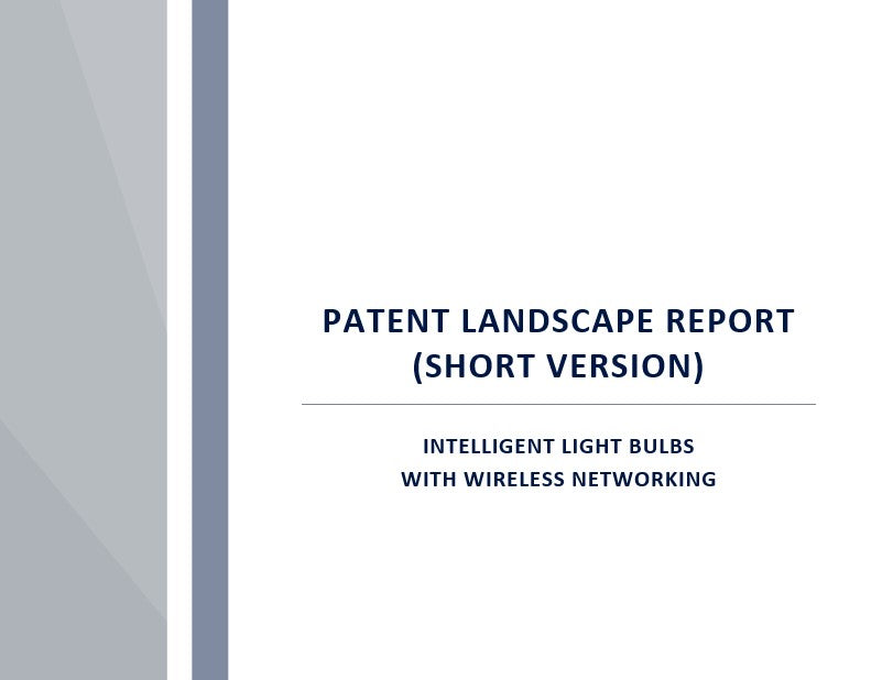 Patent Landscape Report (short version)